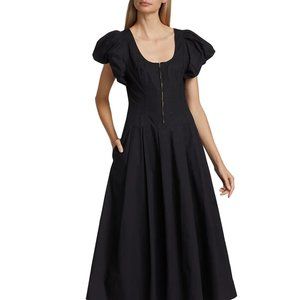 Ulla Johnson Malie Poplin Midi-Dress, Size 4, New with Tags